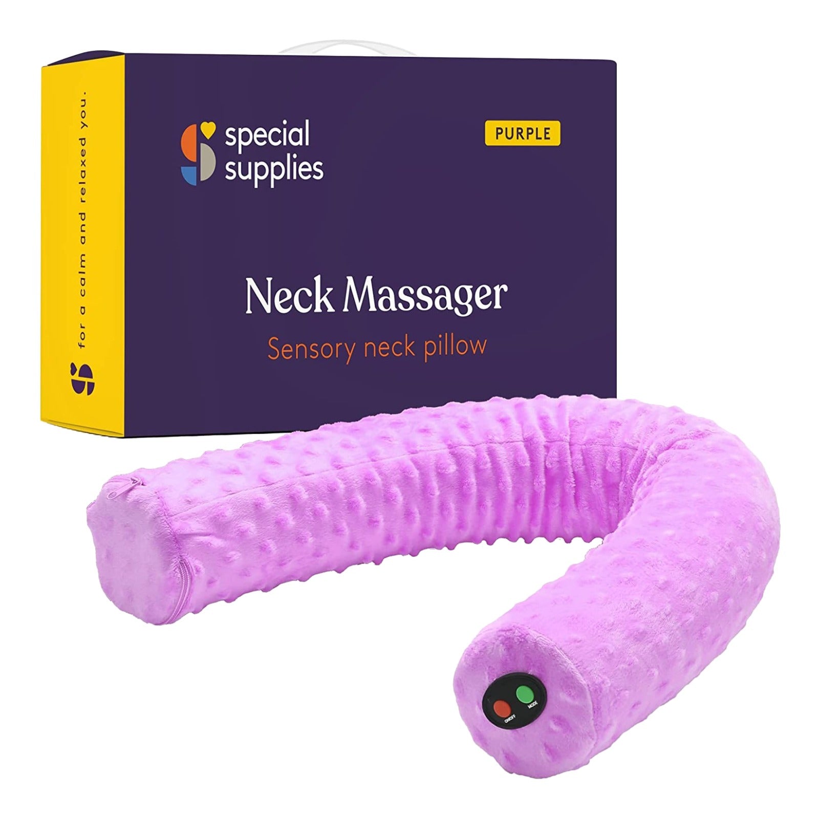 Special Supplies Sensory Vibrating Neck Pillow for Kids and Adults Plu Special Supplies Sensory Vibrating Neck Pillow for Kids and Adults Plu