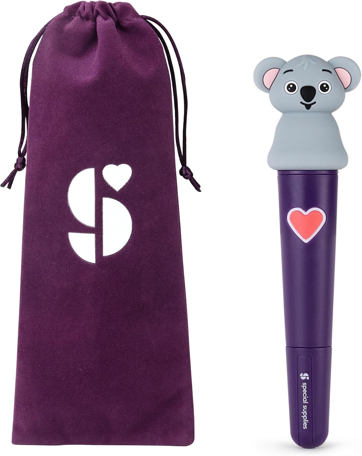 Special Supplies Buzz Pal Oral Motor Stimulation Kit with Soft Textured Interchangeable Head, Calm Sensory Needs, Support Speech and Self Feeding, Gentle Vibrations