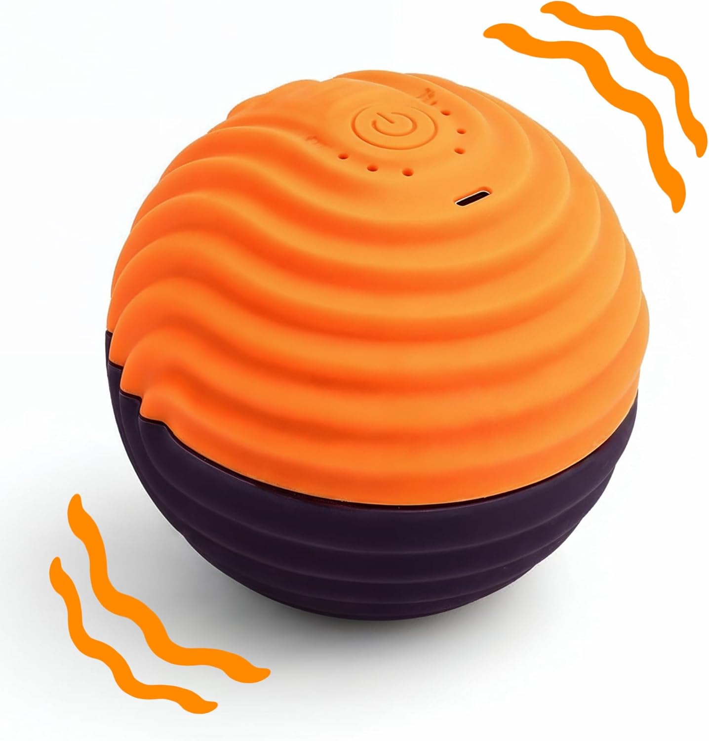 Special Supplies Sensory Massage Ball - Orange & Purple - 4 Vibration Modes, Tactile Stimulation, Stress Relief, Therapy & Sensory Tool for Kids and Adults