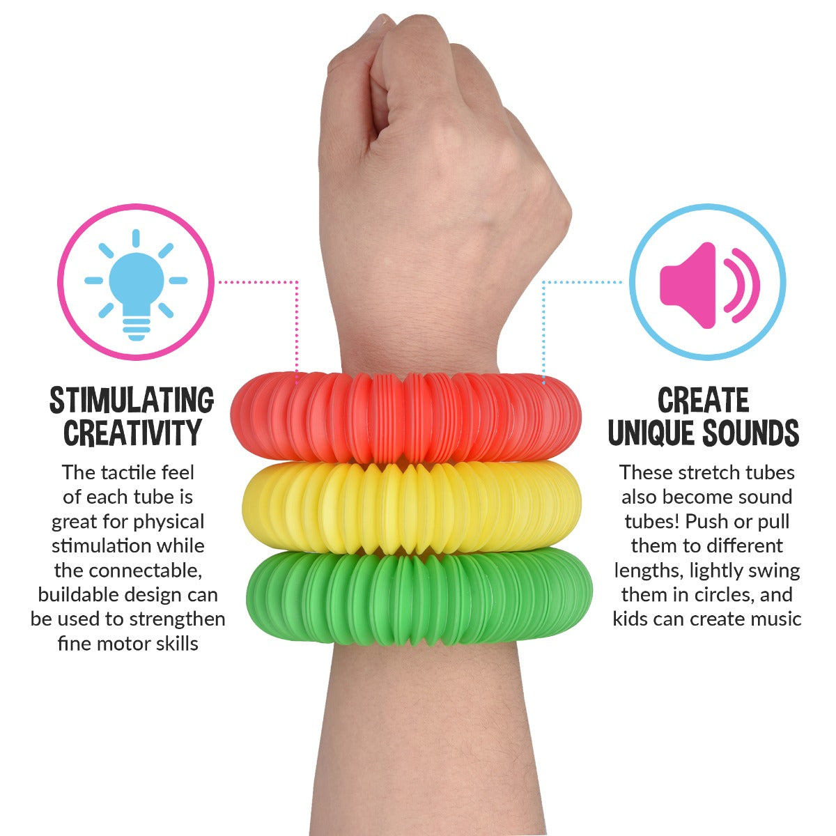 Pop Tubes (Multi-Color): 1 Unit