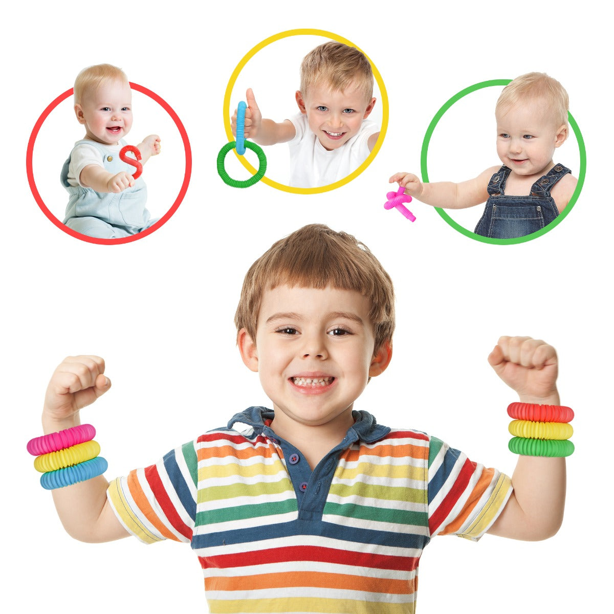 Pop Tubes (Multi-Color): 1 Unit