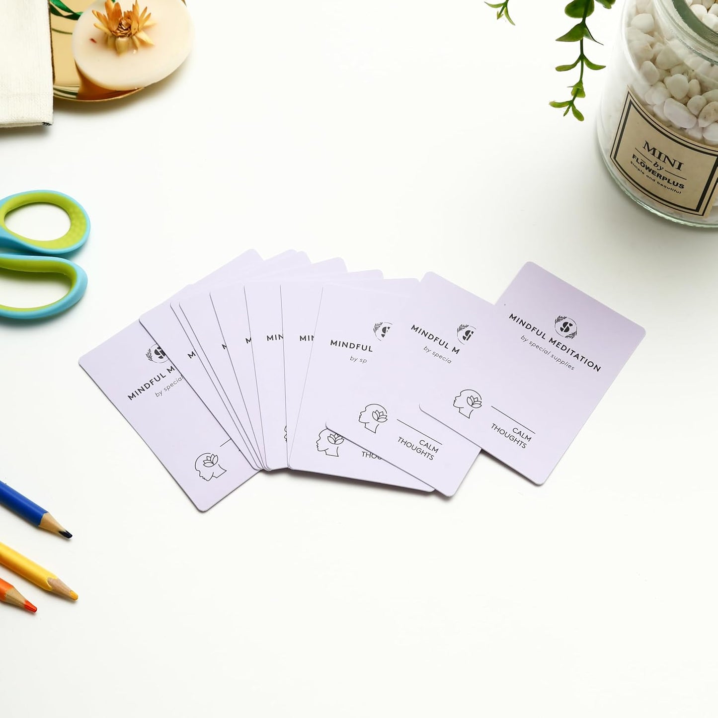 Special Supplies 101 Mindfulness & Meditation Cards Daily Self Care Kit for Stress and Anxiety Relief Relaxation Gift for Teens and Adults Positive Affirmations with Meaningful Practices