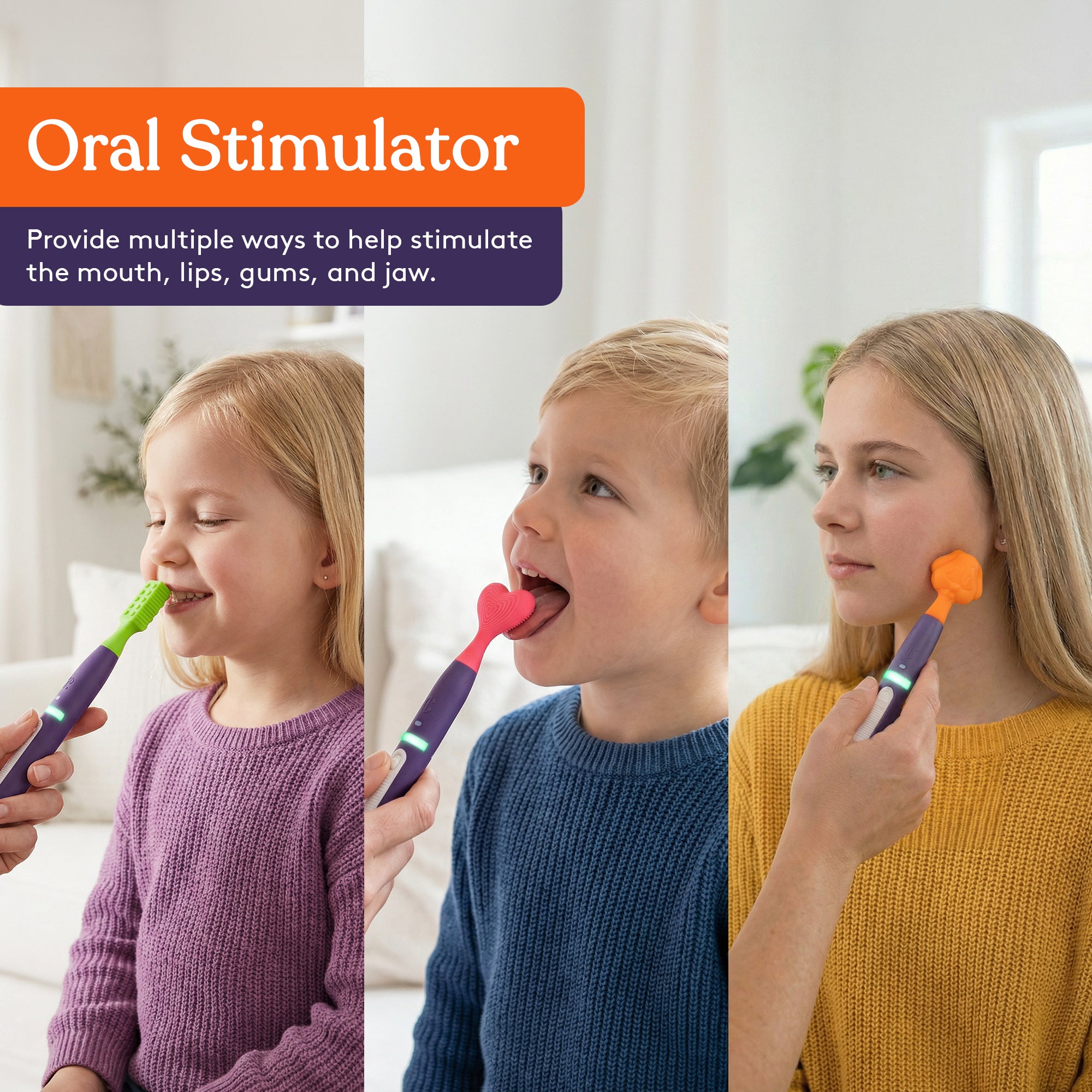 BUZZ BUDDY™ Oral Stimulation Kit (12 Tips Included)