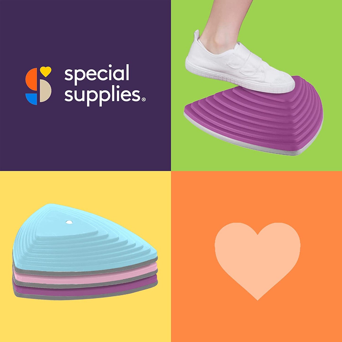 Stepping Stones (Unicorn Colors): 10 Piece Set