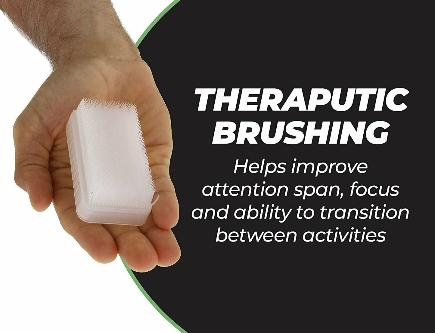 Wilbarger Therapy Brush - Therapressure Brush for Occupational Therapy for Sensory Brushing -Designed by Patricia Wilbarger - Use as Part of the Wilbarger Brushing Protocol - 12 Pack