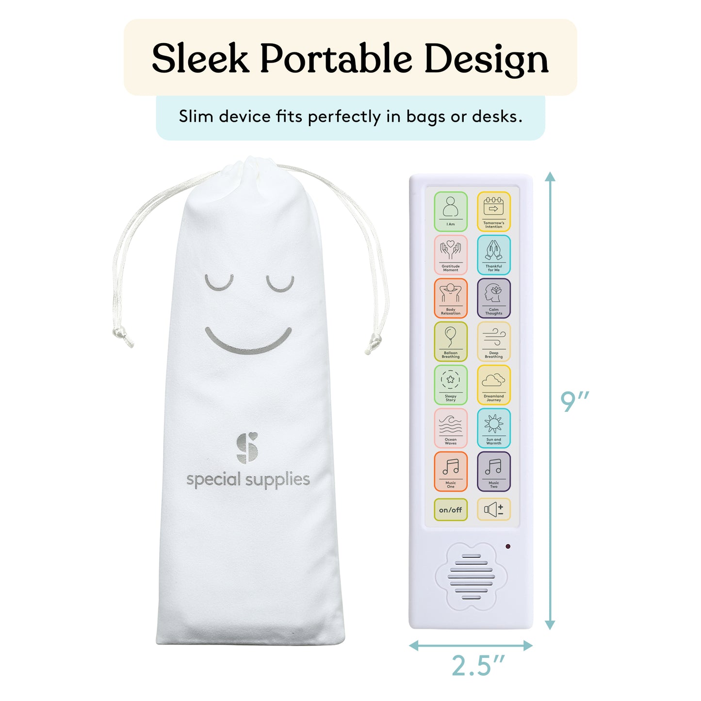 Special Supplies Meditation Buddy – Screen-Free Mindfulness & Breathing Device for Stress Relief, Calm, Focus, Anxiety Support & Daily Meditation Practice for Adults