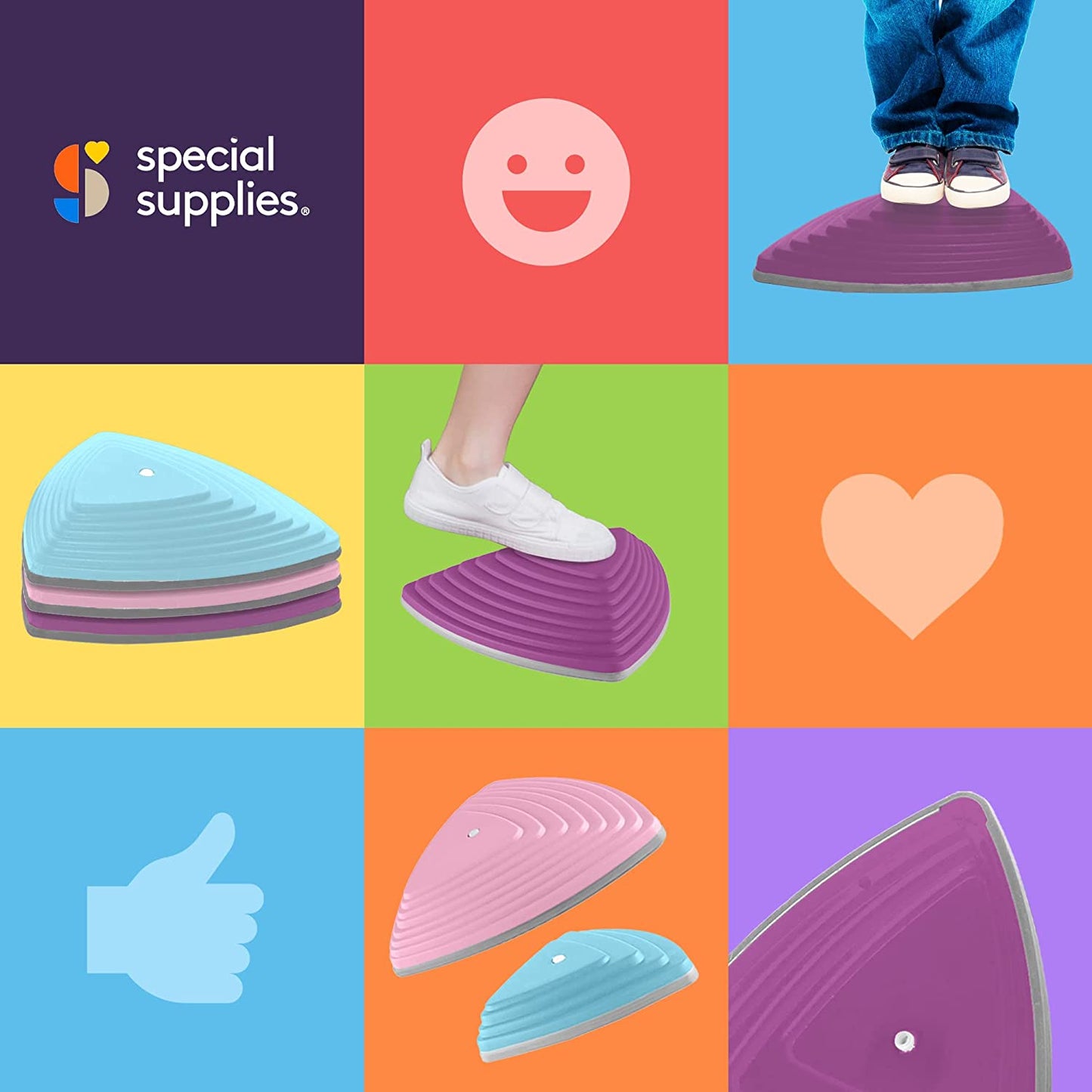 Stepping Stones (Unicorn Colors): 10 Piece Set