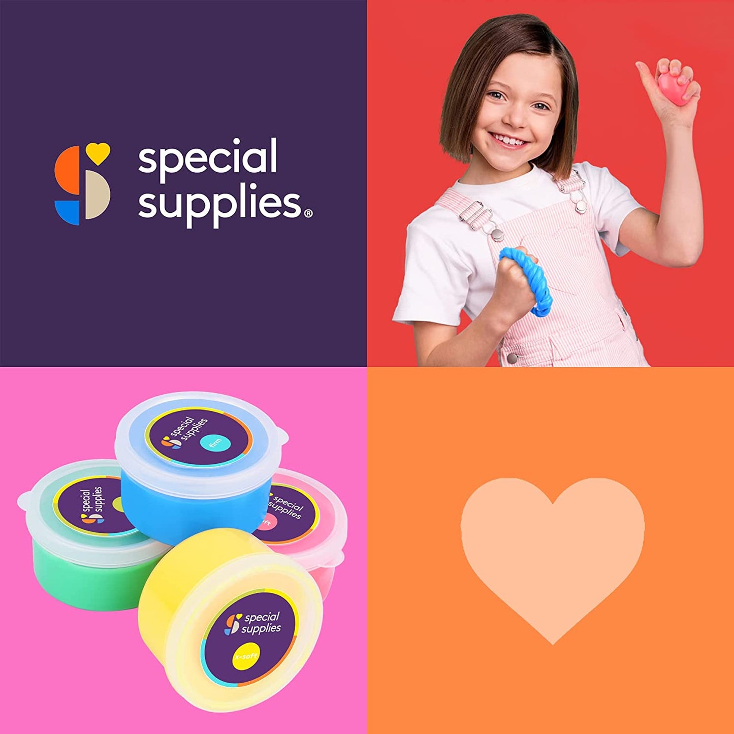 Therapy Putty (Primary Colors): 4 Pack