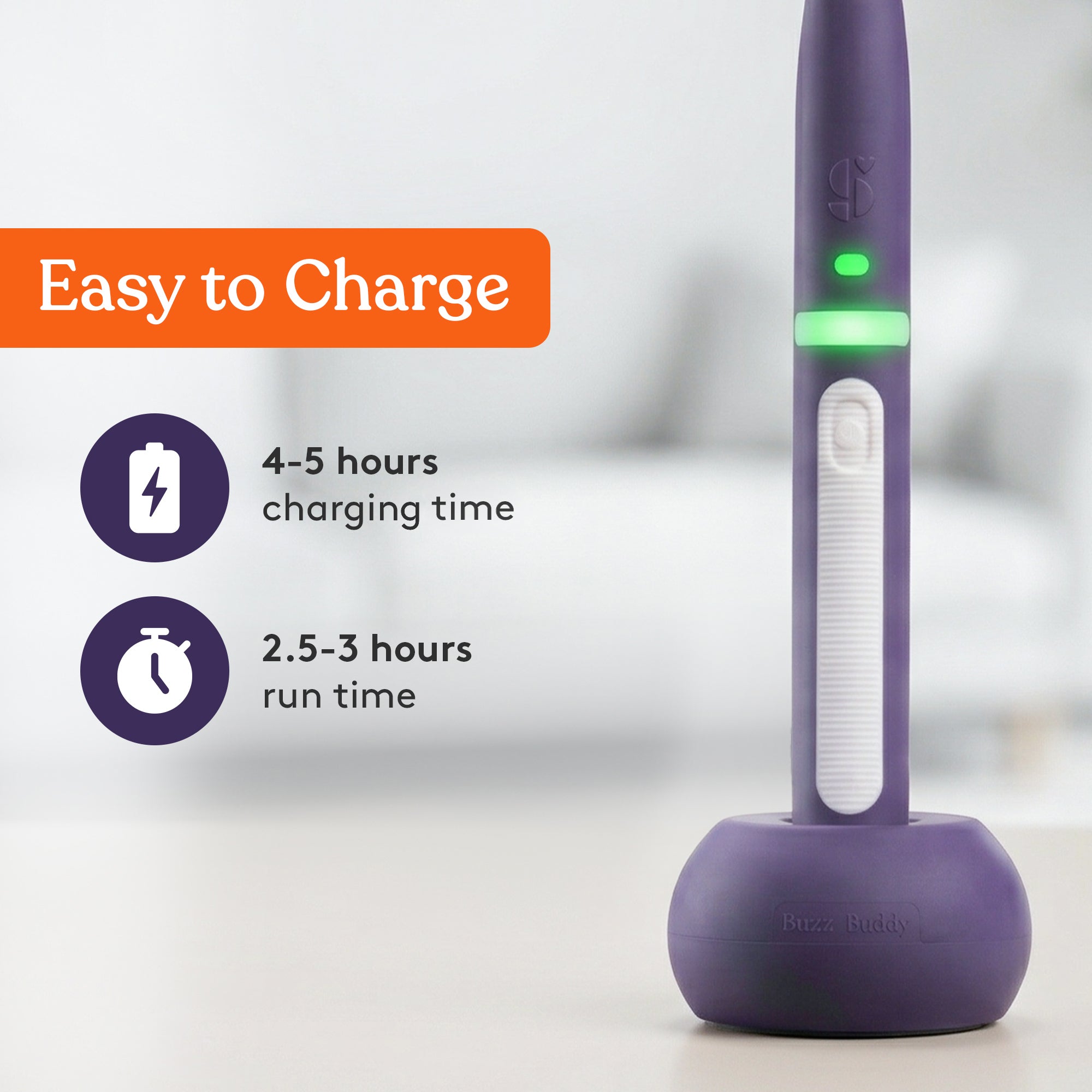 BUZZ BUDDY™ Rechargeable Oral Stimulation Kit (12 Tips Included)