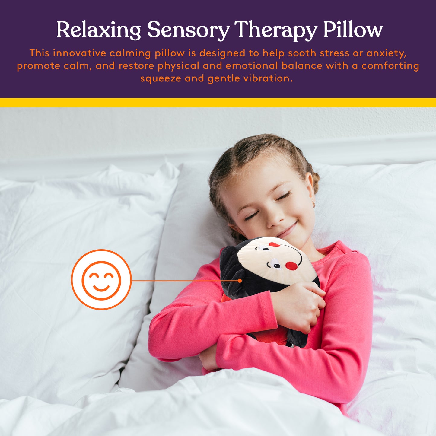 Sensory Vibrating Ladybug Pillow