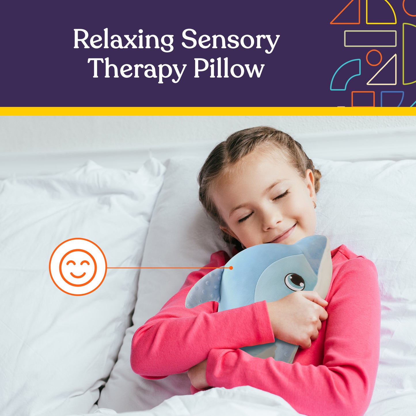 Sensory Vibrating Pillow-Whale