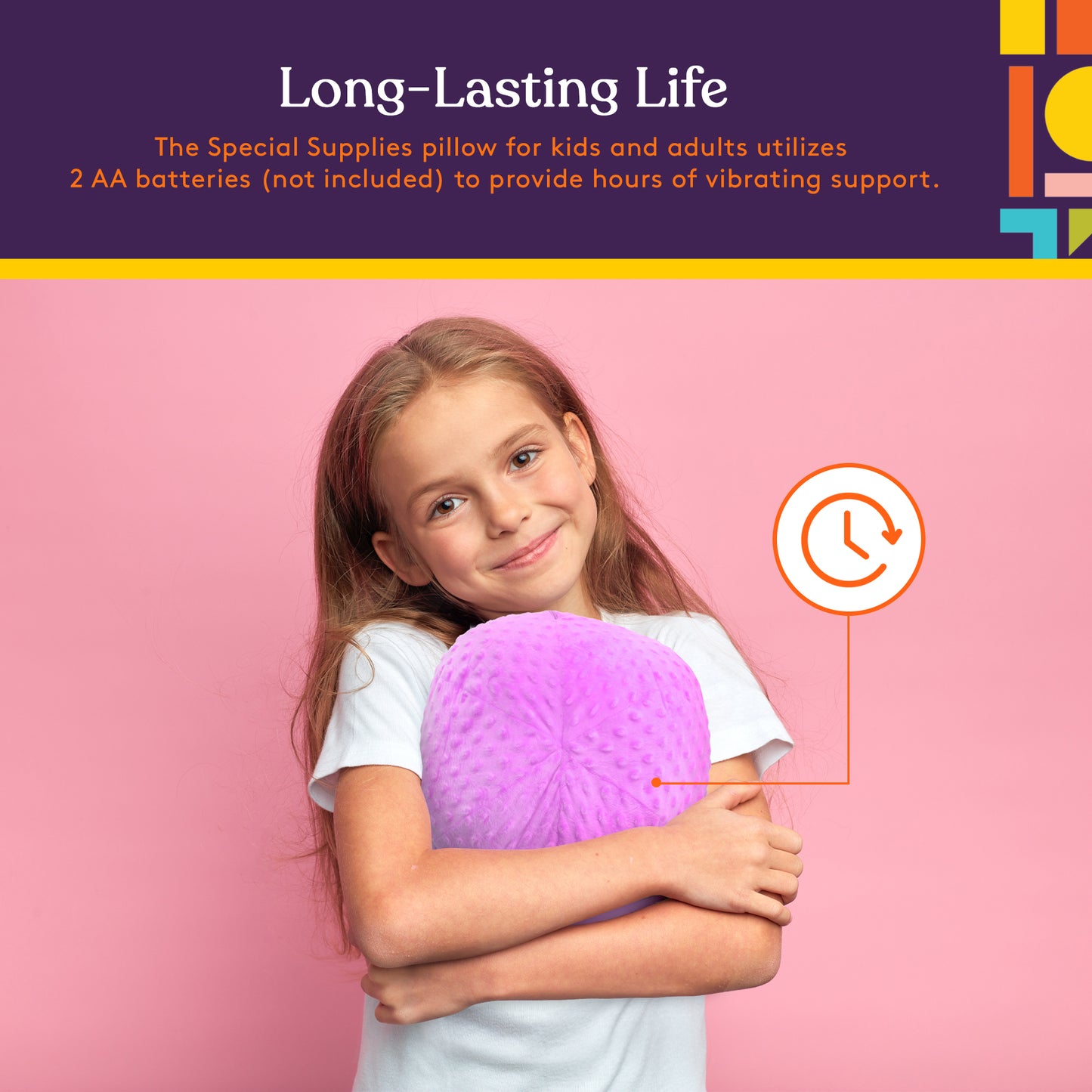 Sensory Vibrating Ball Pillow with Music and Voice Recording