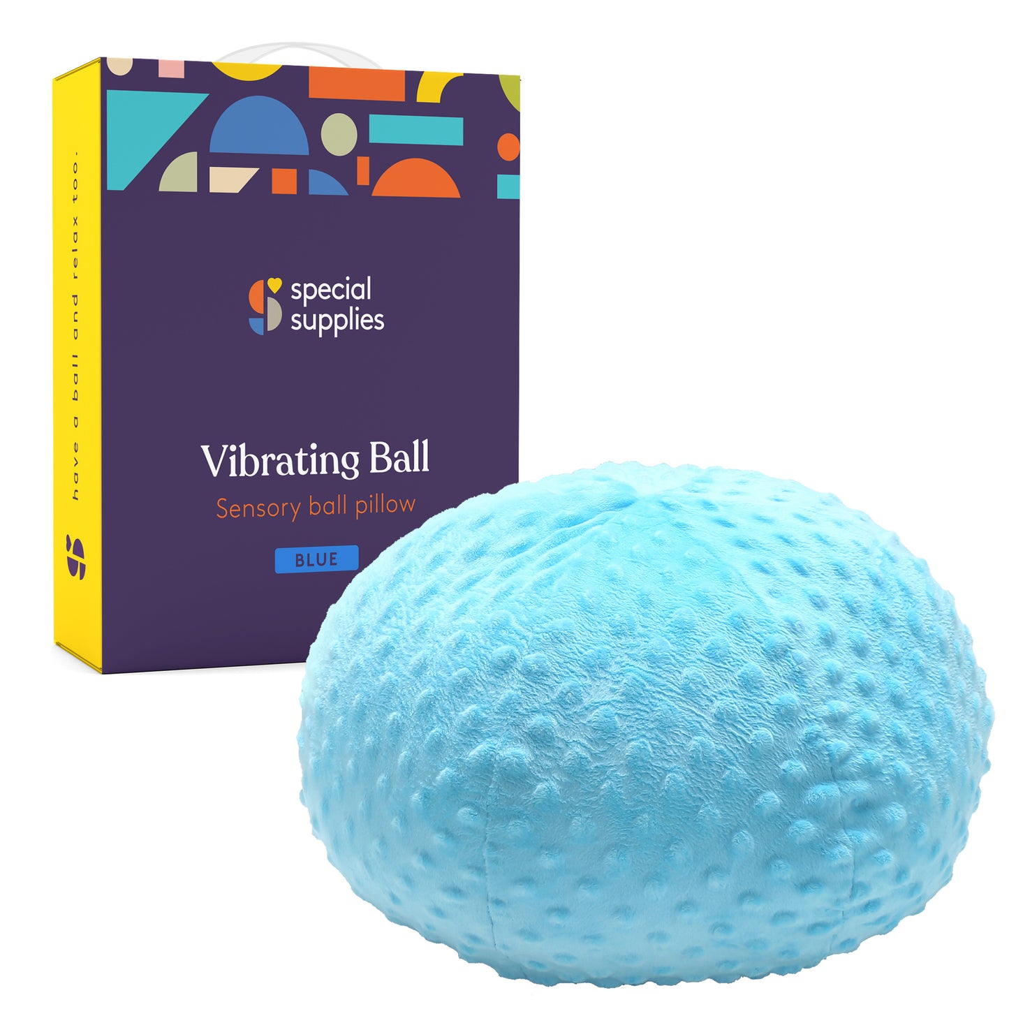Sensory Vibrating Ball Pillow with Music and Voice Recording
