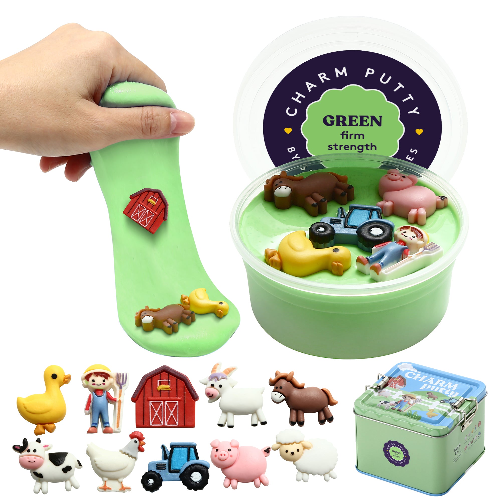 Special Supplies Sensory Therapy Putty for Kids and Adults with Cute Charms, Resistive Hand Exercise Stress Relief Therapy Putty