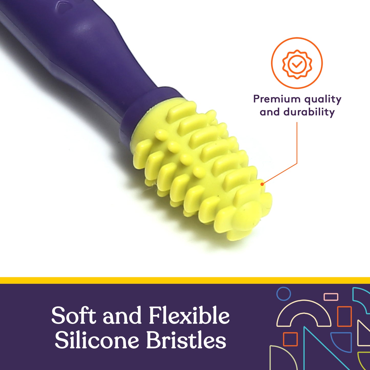 Special Supplies Sensory Mouth Brush and Oral Stimulation Tool for Kids and Adults, Wake Up Mouth for Desensitization, Soft, Flexible, Textured Silicone