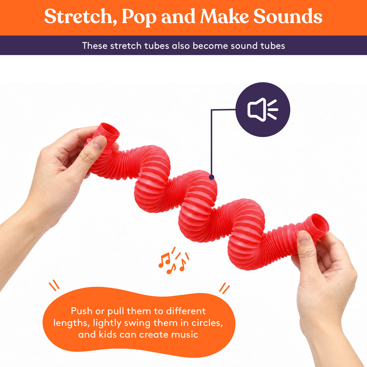Pop Tubes (Multi-Color): 16 Pack