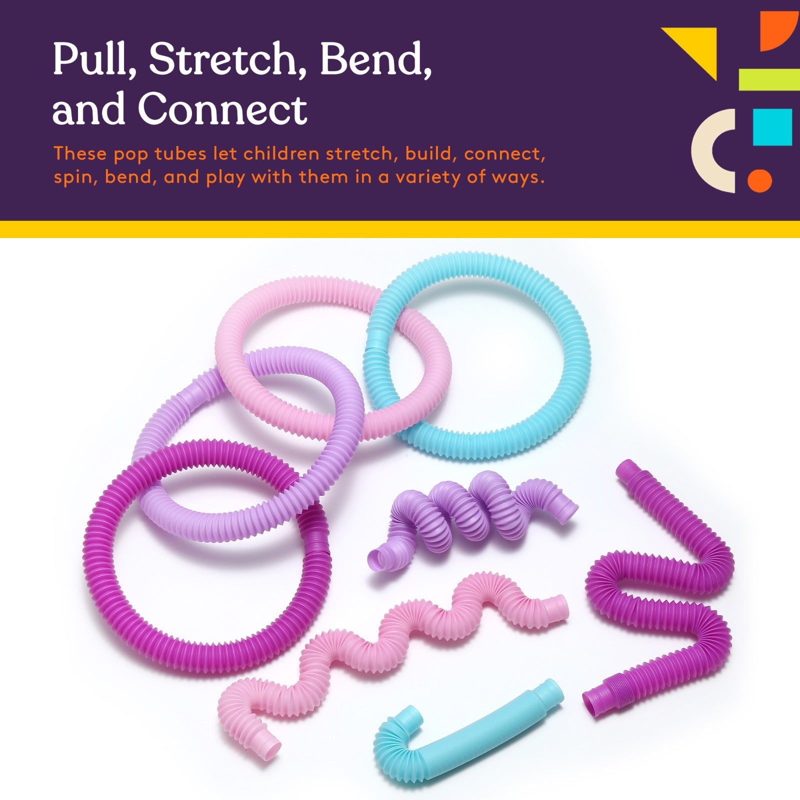 Pop Tubes (Multi-Color): 8 Pack