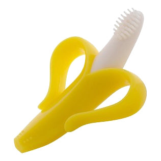 BABY BANANA Brush Training Toothbrush Teether Yellow