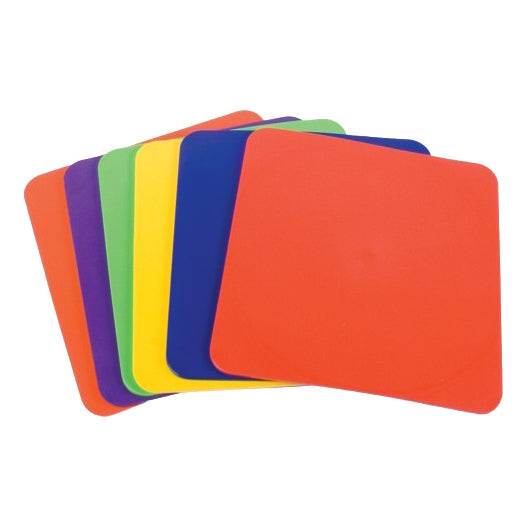 Square Spot Markers 9" Set of 6