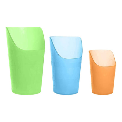 Flexible Drinking Cups with Nose Mold Cutout