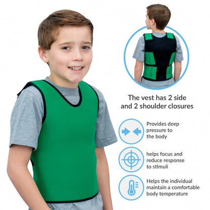 Deep Pressure Compression Sensory Vest: Comfortable Breathable, Form-Fitting for Kids & Adults