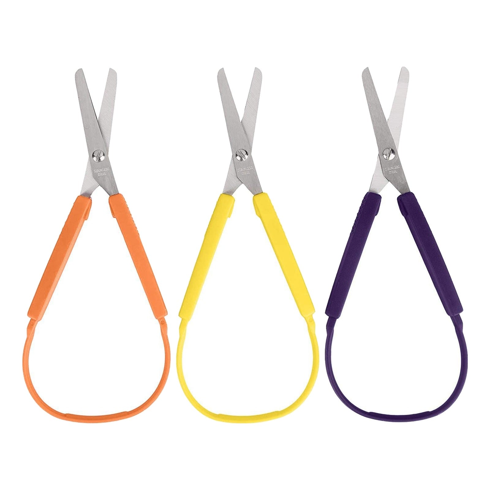 Large Loop Scissors 8" (3-Pack) – Special Supplies