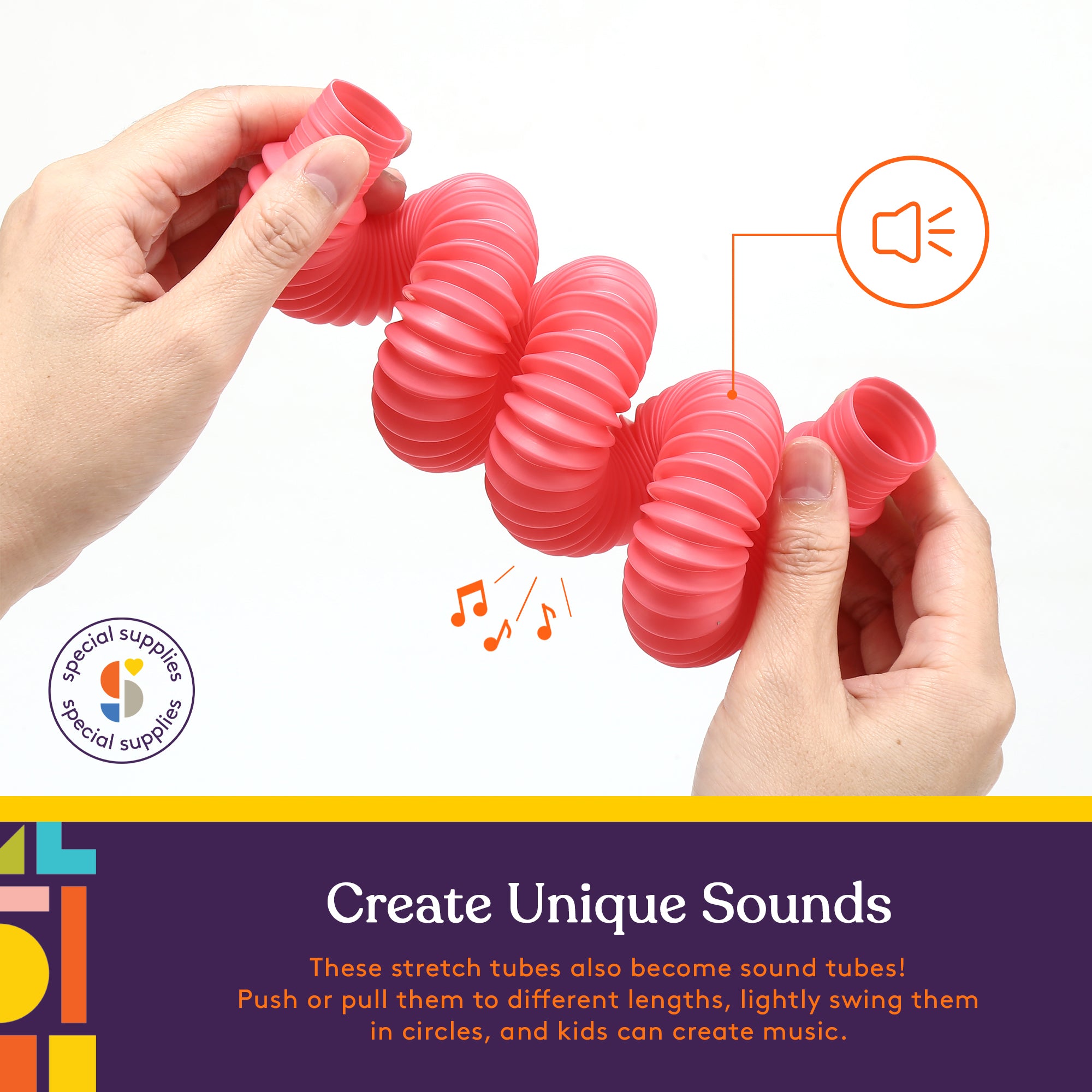 Pop Tubes (Multi-Color): 16 Pack