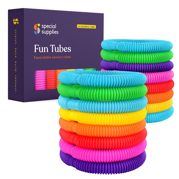 Pop Tubes (Multi-Color): 16 Pack – Special Supplies
