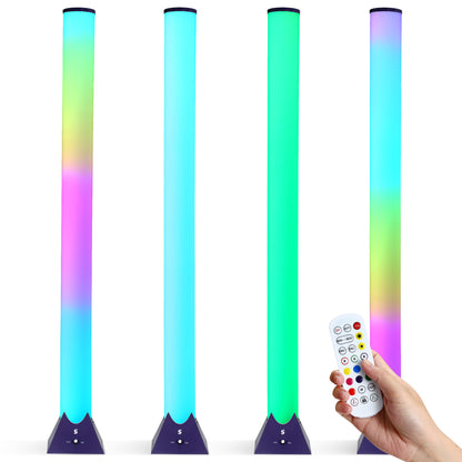 Special Supplies Sensory Light Lamp – 4.5 Foot Floor Standing Color Changing Nightlight with 11 LED Colors and Remote Control – Sensory Room Lighting for Kids and Adults