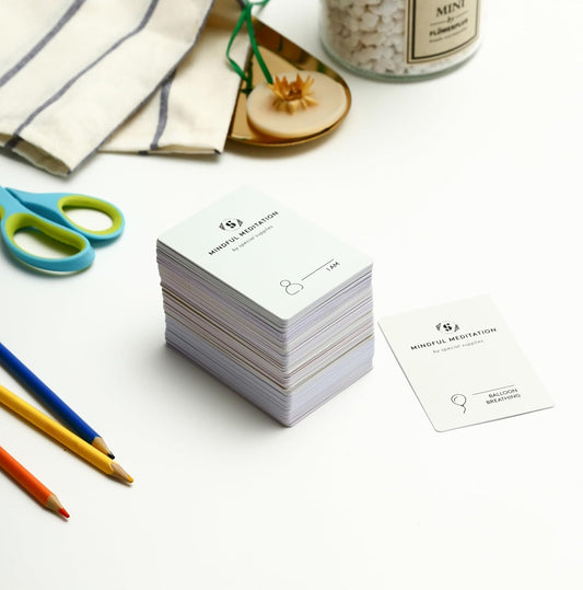 Special Supplies 101 Mindfulness & Meditation Cards Daily Self Care Kit for Stress and Anxiety Relief Relaxation Gift for Teens and Adults Positive Affirmations with Meaningful Practices