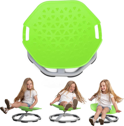 Special Supplies Sensory Spin Chair for Kids - Comfortable - Versatile Floor Chair for Playroom, Bedroom, or Nursery - Red