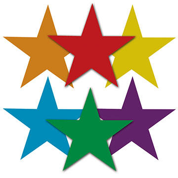 Spot Markers Star Shaped 9" Set of 6