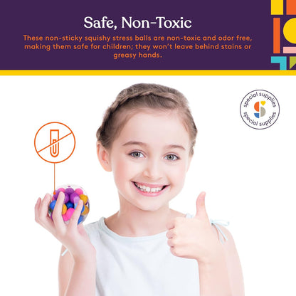 Colorful Stress Ball (4 Pack)