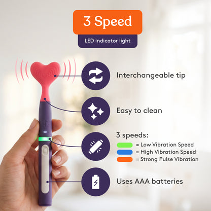 BUZZ BUDDY™ Rechargeable Oral Stimulation Kit (12 Tips Included)