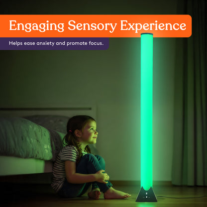 Special Supplies Sensory Light Lamp – 4.5 Foot Floor Standing Color Changing Nightlight with 11 LED Colors and Remote Control – Sensory Room Lighting for Kids and Adults