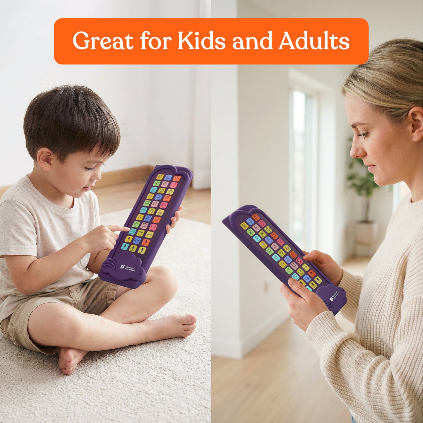 Talker Buddy AAC Communication Device for Non-Verbal Kids & Adults – Speech Therapy Aid, Recordable Talking Device, Portable AAC Device for Special Needs, Hospital, Home, School