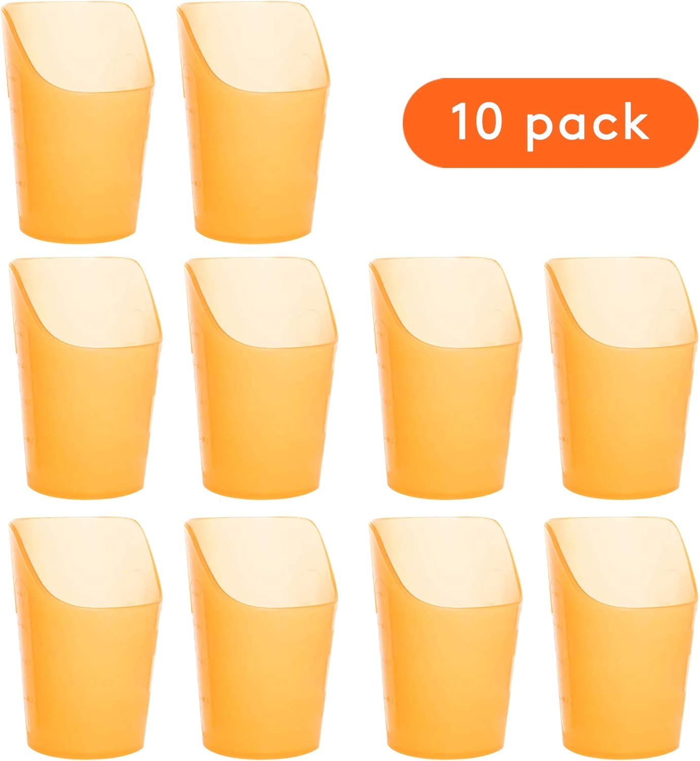 Special Supplies Pack of 10 Small Flexible Drinking Cups with Nose Mold Cutout for Physical Therapy, Recovery, and Rehabilitation, BPA-Free Drink Tumblers, 3 oz.