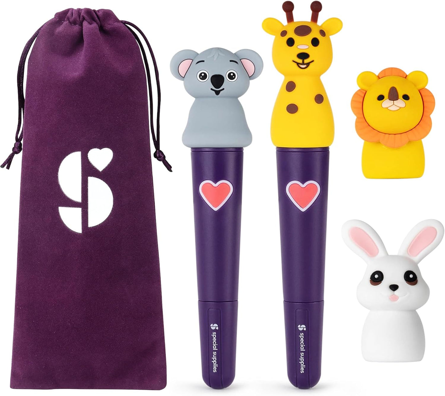 Special Supplies Buzz Pal Oral Motor Stimulation Kit with Soft Textured Interchangeable Head, Calm Sensory Needs, Support Speech and Self Feeding, Gentle Vibrations