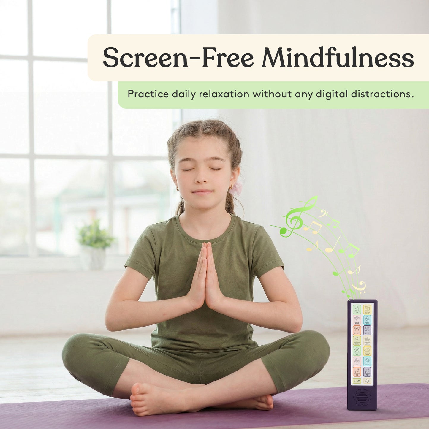 Special Supplies Meditation Buddy – Screen-Free Mindfulness & Breathing Device for Stress Relief, Calm Focus, Anxiety Support & Daily Meditation Practice for Kids