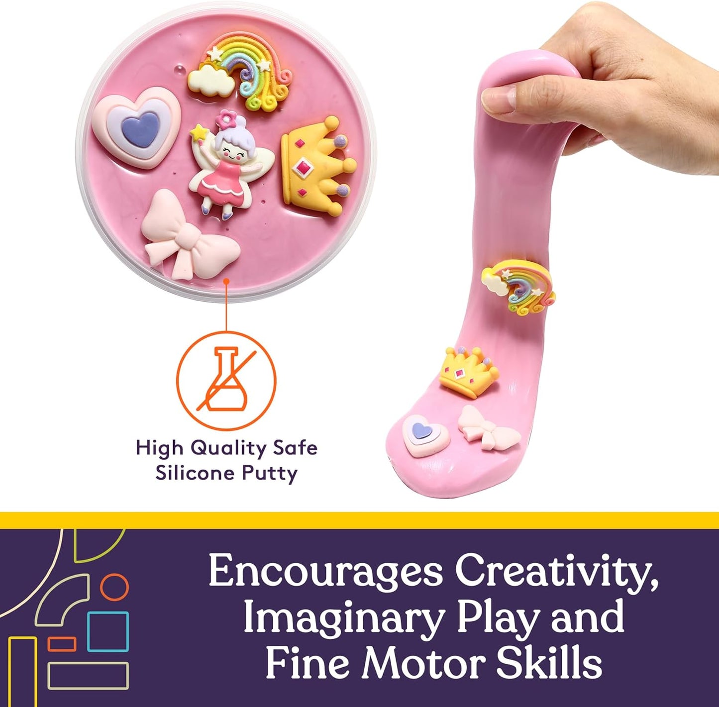 Special Supplies Sensory Therapy Putty for Kids and Adults with Cute Charms, Resistive Hand Exercise Stress Relief Therapy Putty