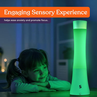 Special Supplies Sensory Light Lava  Lamp for Kids and Adults – Color Changing LED Desk Lamp with Remote – Calming Night Light for Sensory Room, Bedroom, Therapy, Relaxation, Home Décor