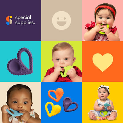 Teether-Heart Spoon - Value Pack - 24 Pieces