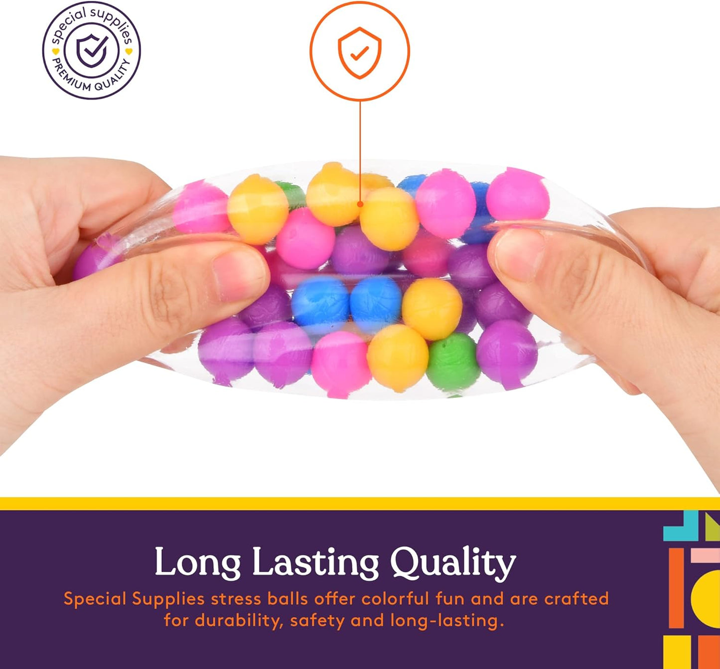 Colorful Stress Ball (4 Pack)