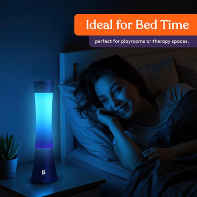 Special Supplies Sensory Light Lava  Lamp for Kids and Adults – Color Changing LED Desk Lamp with Remote – Calming Night Light for Sensory Room, Bedroom, Therapy, Relaxation, Home Décor