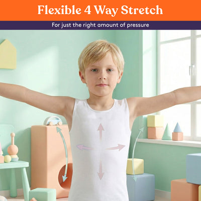Special Supplies Kids Compression Undershirt – Seamless Deep Pressure Sensory Undershirt for Focus, Calm & Comfort – Breathable, Soft Sensory Shirt for School, Home & Travel