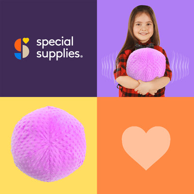 Vibrating Ball Pillow Sensory Pressure Activated for Kids and Adults