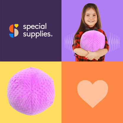 Vibrating Ball Pillow Sensory Pressure Activated for Kids and Adults