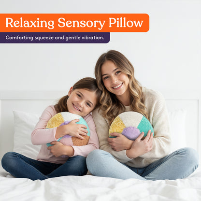 Special Supplies Sensory Vibrating Weighted Pillow for Kids and Adults – Soft Velvet Cover with Textured Therapy Stimulation, Calming Relaxation, 3 Vibration Modes, Music & Voice Recording (3LB)