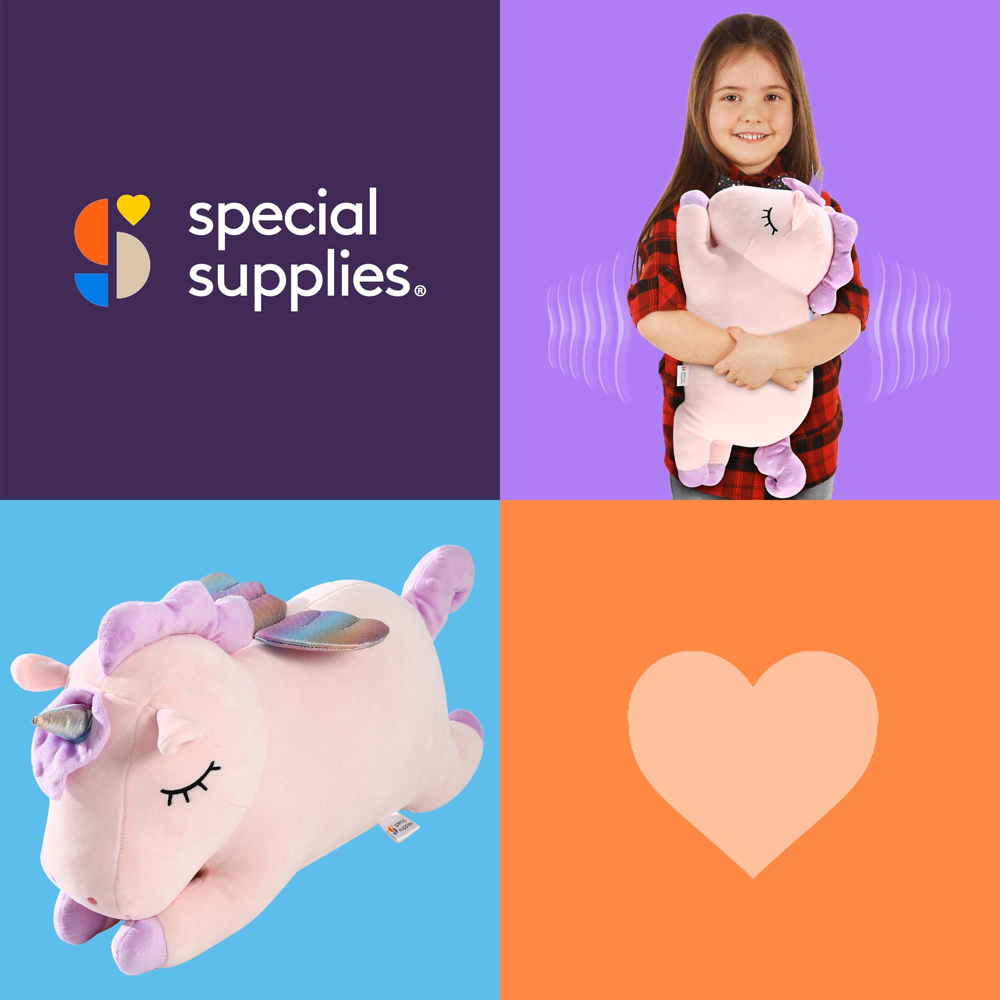 Sensory Vibrating Pillow-Unicorn