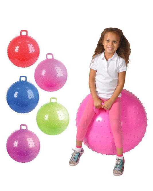 Knobby Bounce Hopper Ball With Handle 36"